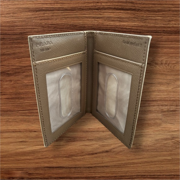 Prada Cream Women's Card Holder - Picture 4 of 6
